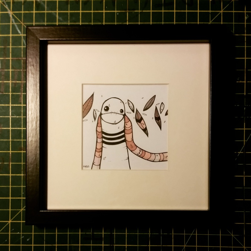 korpworm love art framed